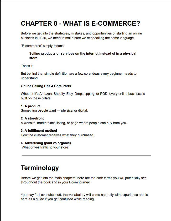 The First Dollar - A Beginner’s Guide to Starting Your Online Business in 2026